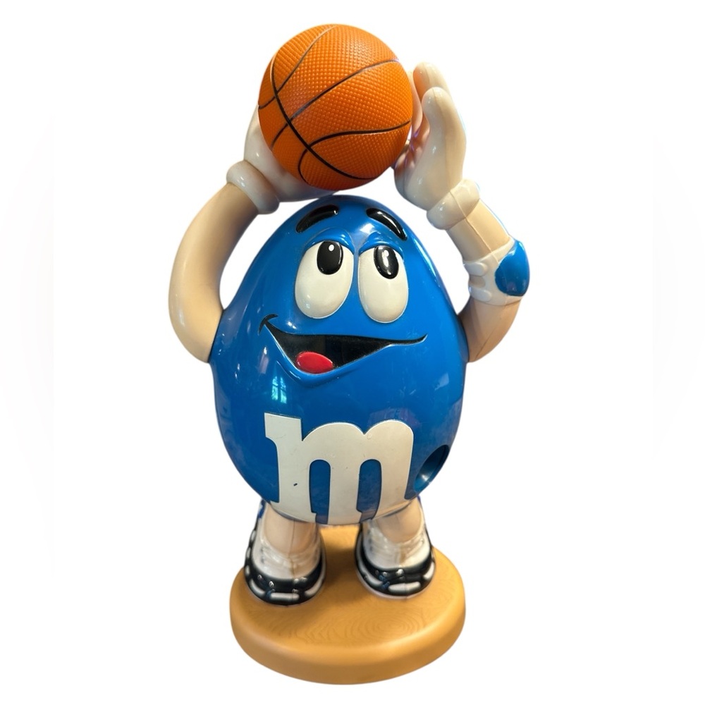Vintage 1990’s Blue‎ M&M’s Basketball Dispenser